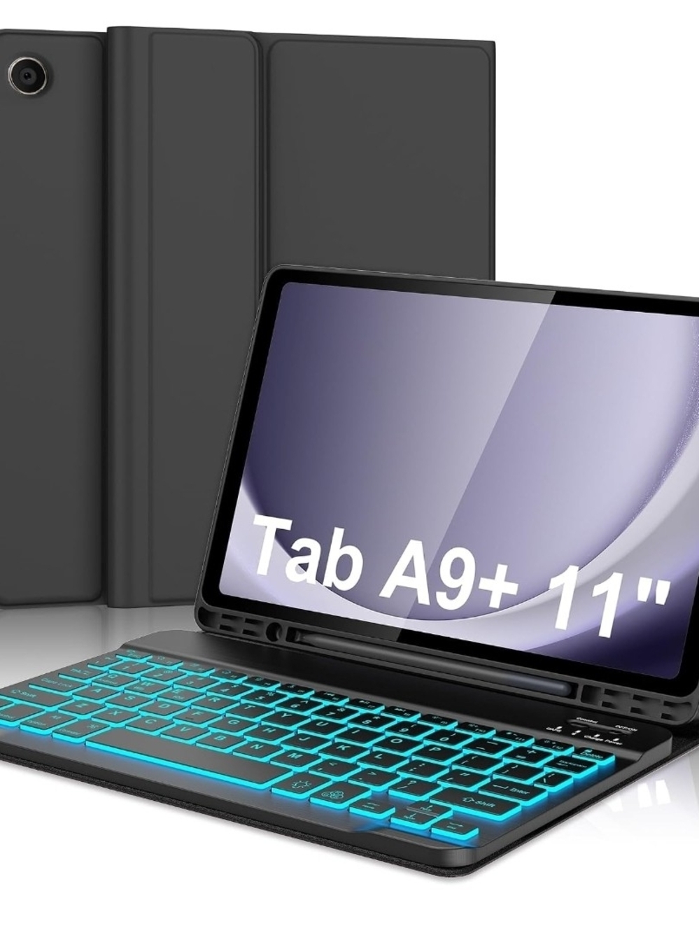 Universal Black Keyboard Case for 11" Tab A9+